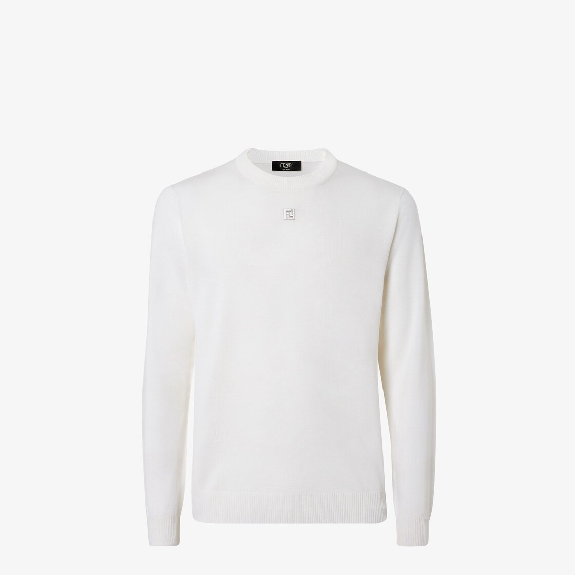 Pullover White wool jumper White - Image 1/4