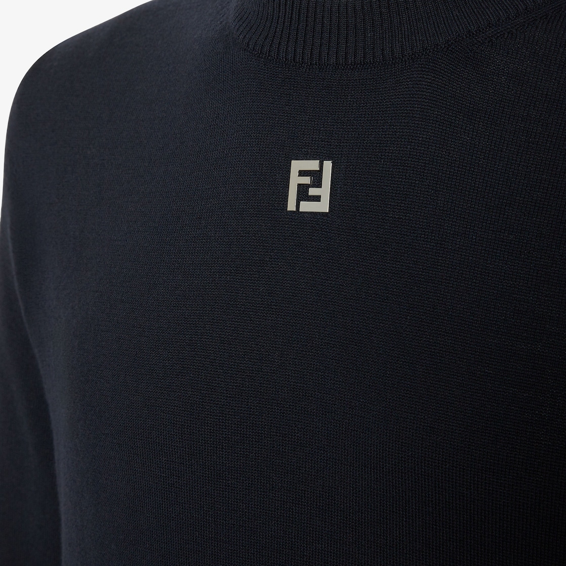 Pullover Navy blue wool jumper Blue - Image 4/5