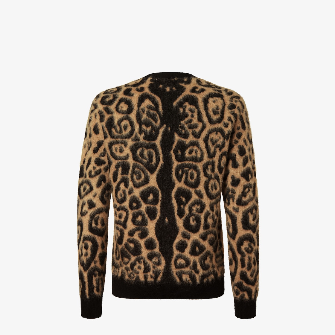 Pullover Beige and black Fendi Leo wool jumper Multicolour - Image 2/4