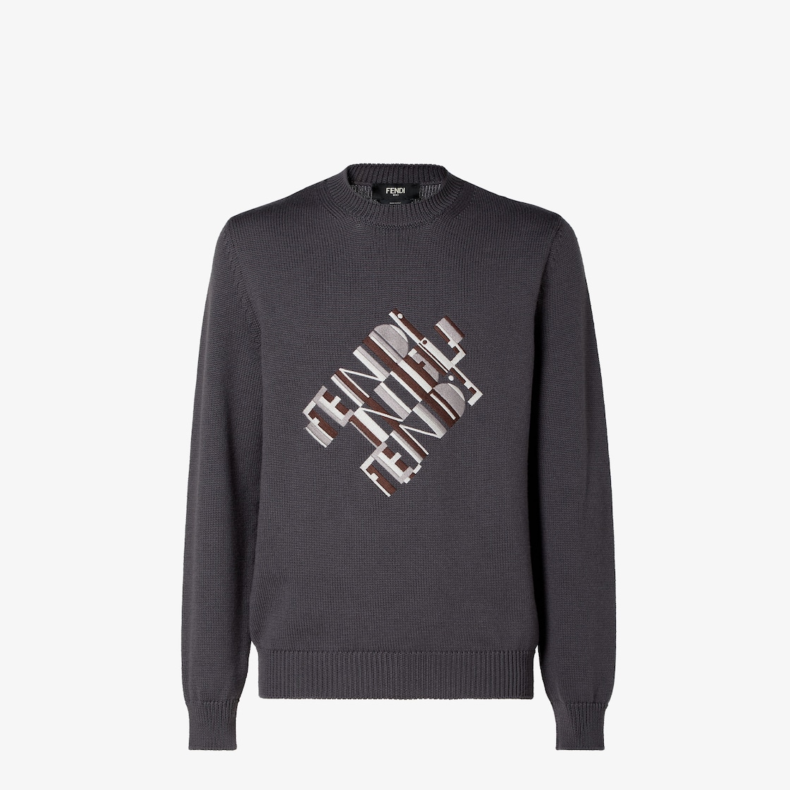 Pullover Grey wool jumper Grey - Image 1/4