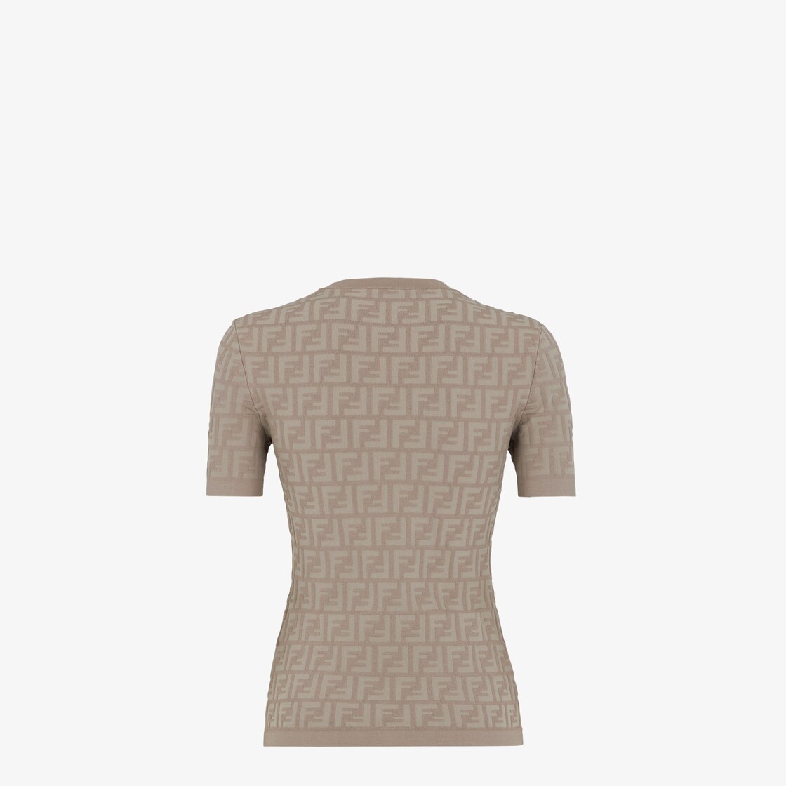 Fendi logo knit outlet top