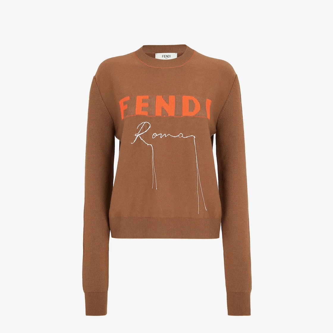 Sweater Brown cashmere jumper Fendi