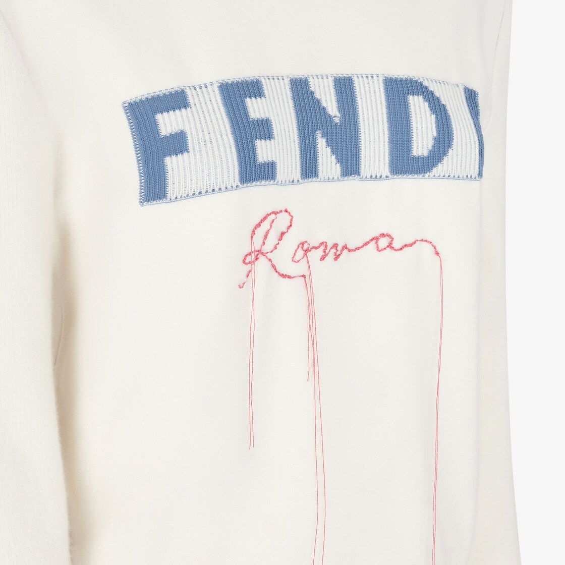 Sweater - White cashmere jumper | Fendi