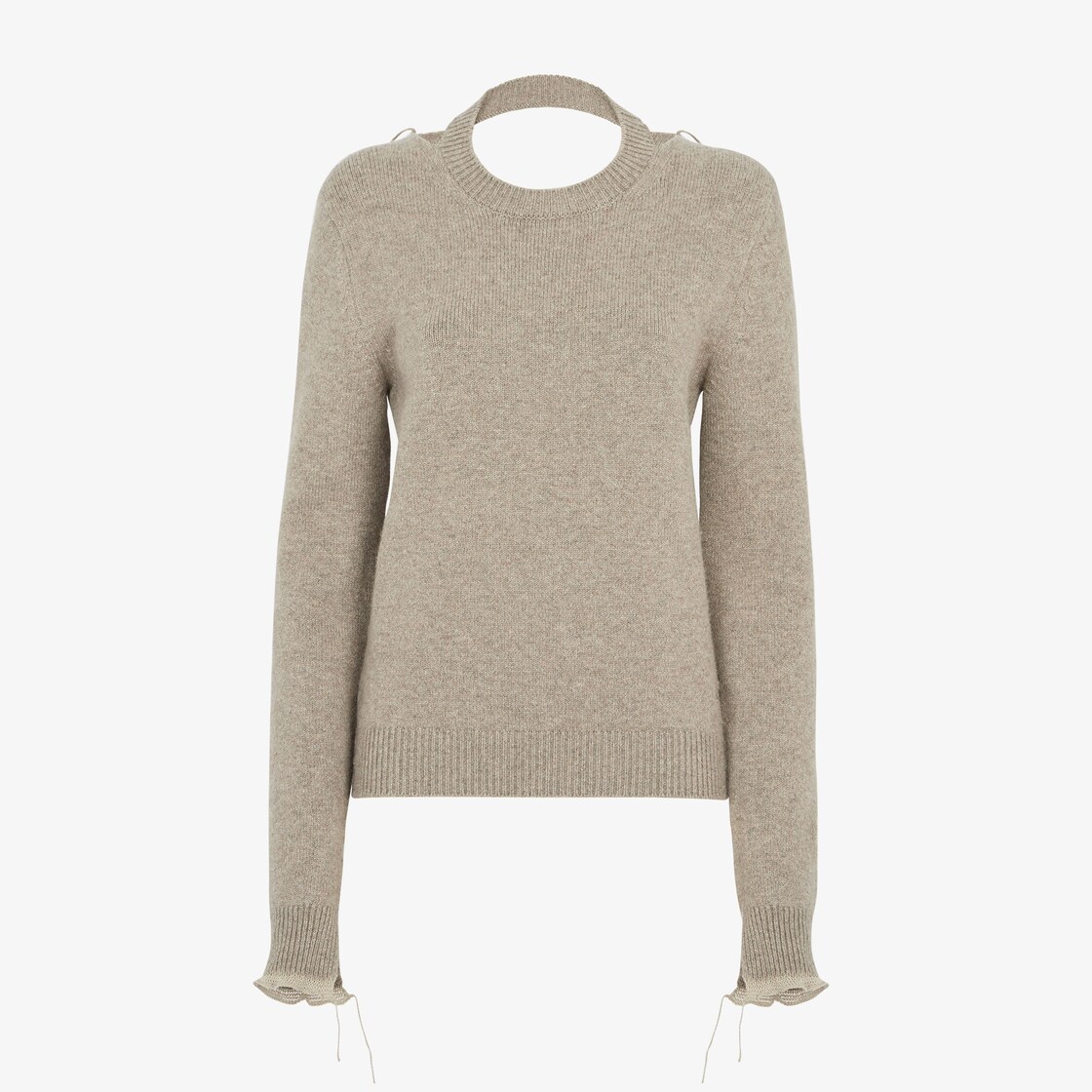 Sweater Beige cashmere pullover Fendi