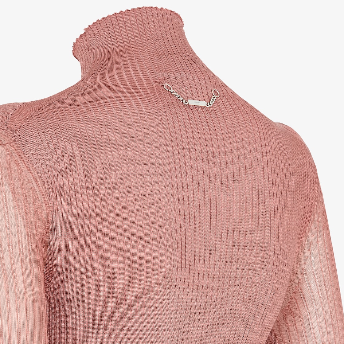 Body Light pink viscose bodysuit Pink - Image 3/4