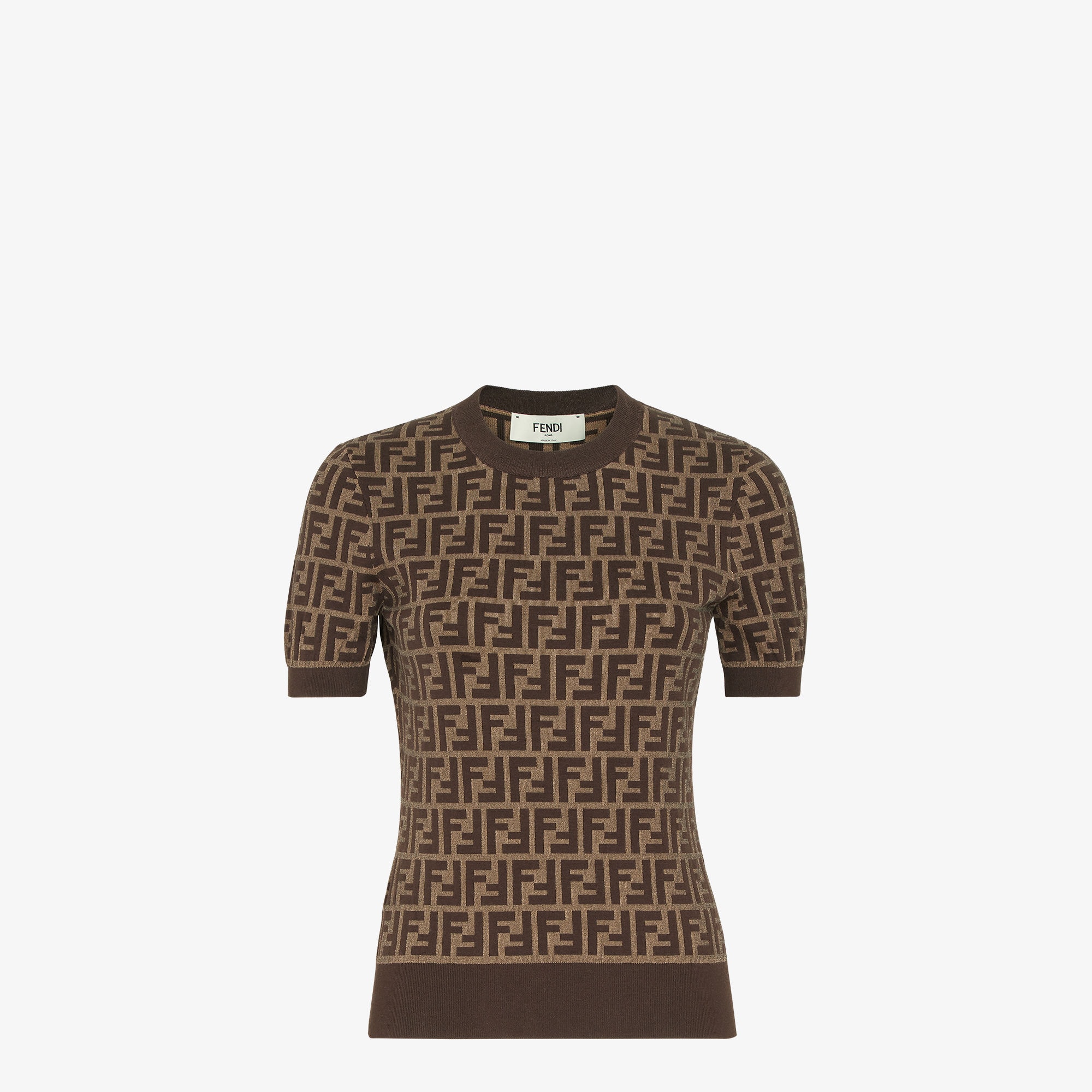 セーター コットン ブラウン | Fendi セーター コットン ブラウン | Fendi