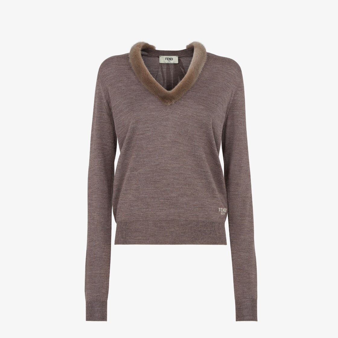 Grey fendi jumper best sale