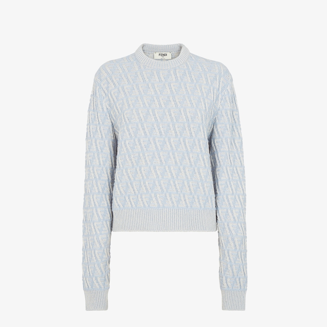 Jumper Light blue FF cashmere and wool pullover Light blue - Image 1/5