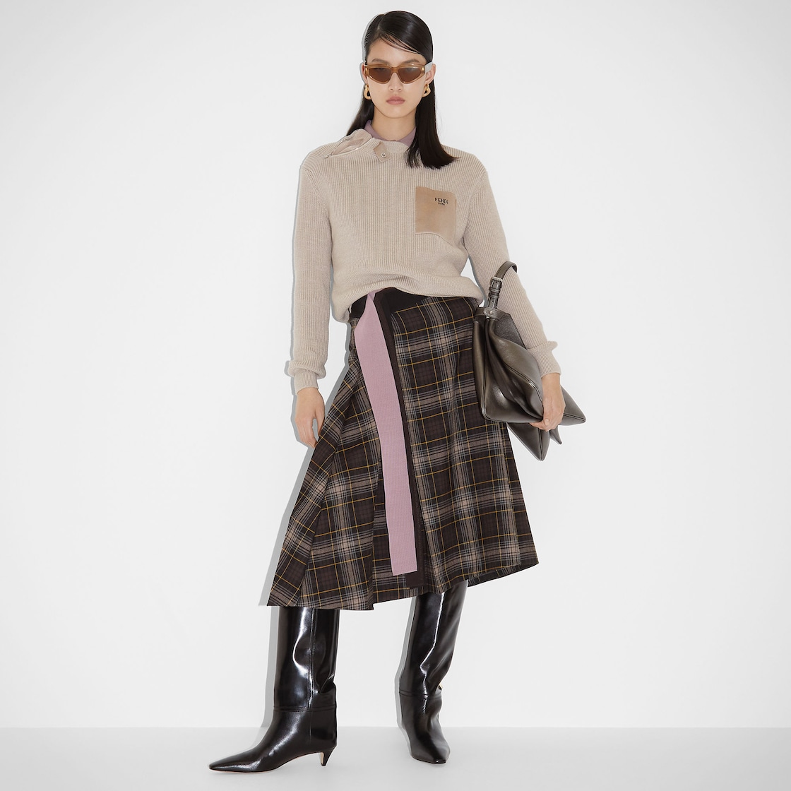 Sweater Wool Beige | Fendi Sweater Wool Beige | Fendi