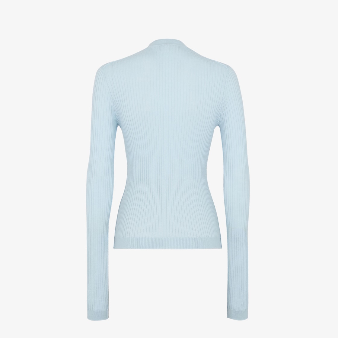 Jumper Light blue wool and silk jumper Light blue - Image 2/3