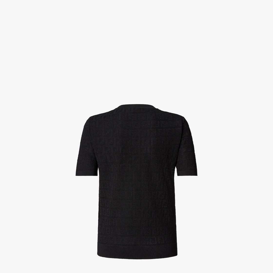 Jumper Black FF cotton and viscose jumper Black - Image 2/3