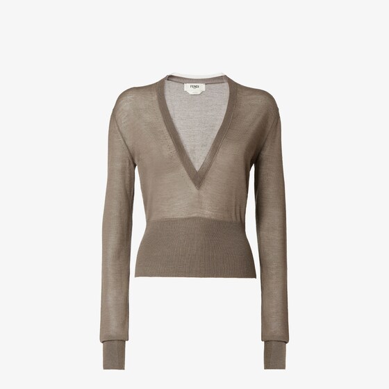 Fendi Jumper In Gray
