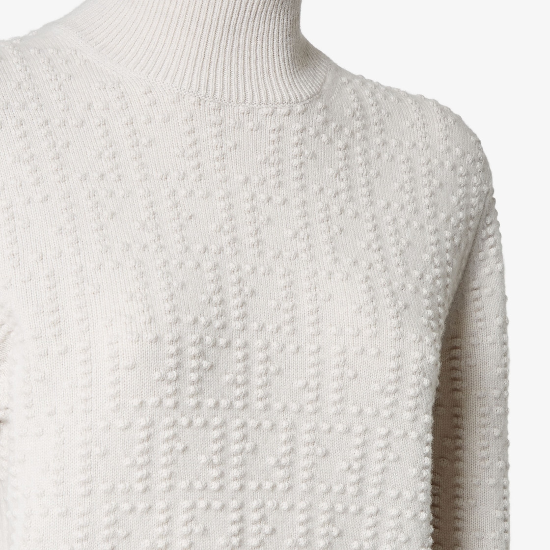 Jumper Light grey wool and cashmere jumper Grey - Image 3/4