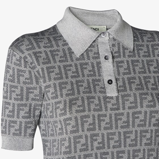 Fendi Short-sleeved boxy polo shirt | Thumbnail 3