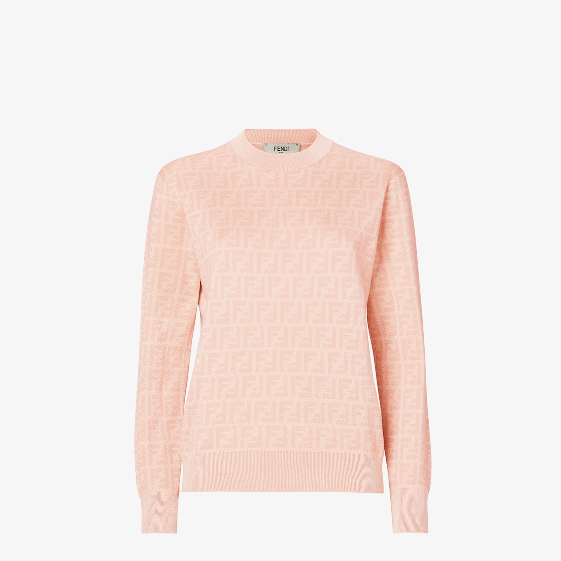 Jumper Pink FF wool and silk jumper Pink - Image 1/3