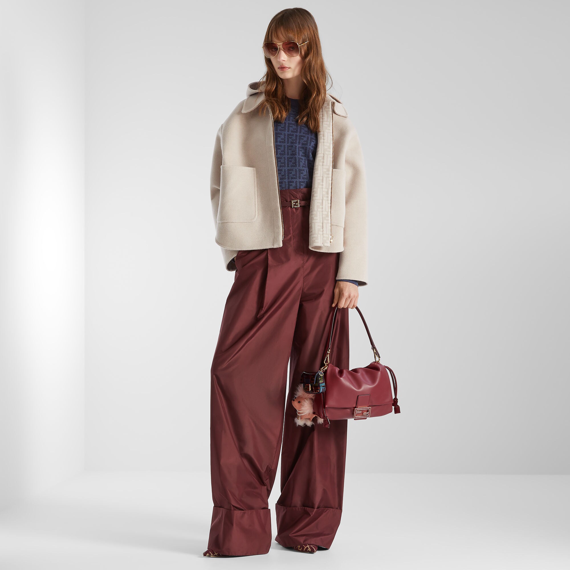 ❤❤キャサリンでございます❤❤【FENDI】シェアードファーニッティング❤ Sweater - Blue | FENDI US