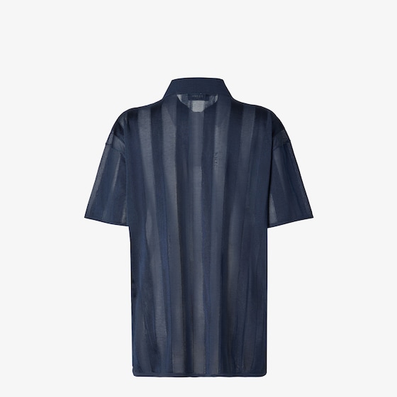 Fendi Polo shirt with short sleeves and dropped shoulders | Thumbnail 2