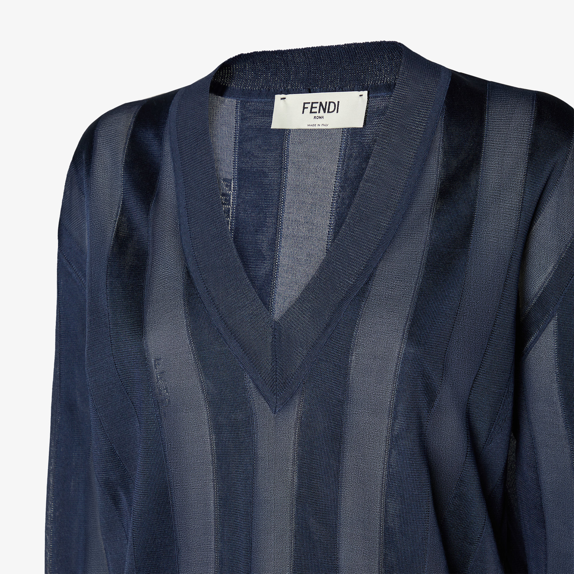 Fendi Long-sleeved jumper in a soft, relaxed fit, featuring | Thumbnail 3