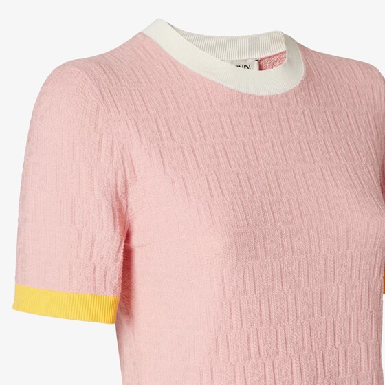 Fendi Regular fit jumper with crew neck and short sleeves | Thumbnail 3