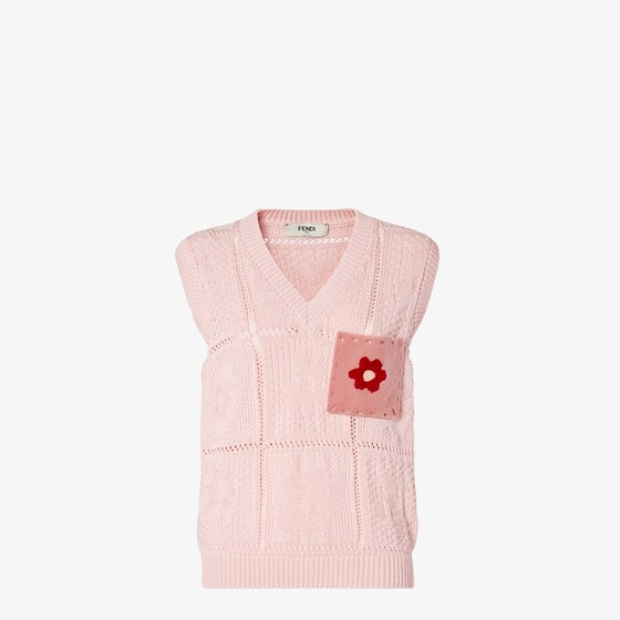 Fendi Gilet In Pink