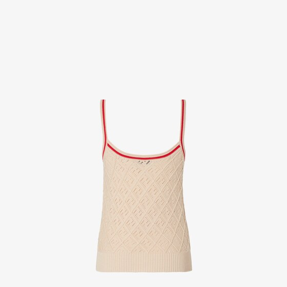 Fendi Sleeveless top with scoop neckline and thin shoulder straps | Thumbnail 2