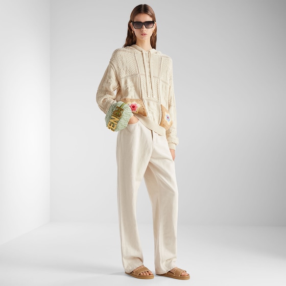 Fendi Long-sleeved jumper with hood | Thumbnail 4