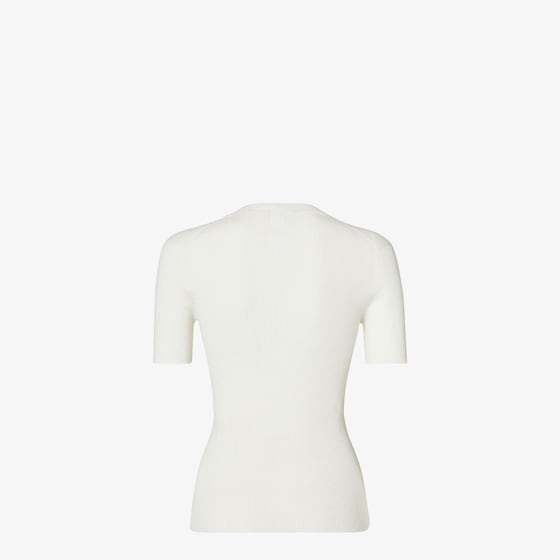 Fendi Close-fitting jumper with crew neck and short sleeves | Thumbnail 2