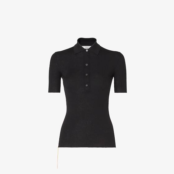 Fendi Slim-fit short-sleeved jumper