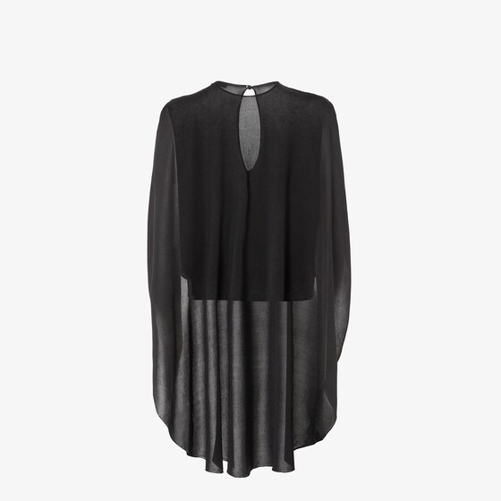 Fendi Sleeveless top featuring an asymmetrical cape-effect design | Thumbnail 2