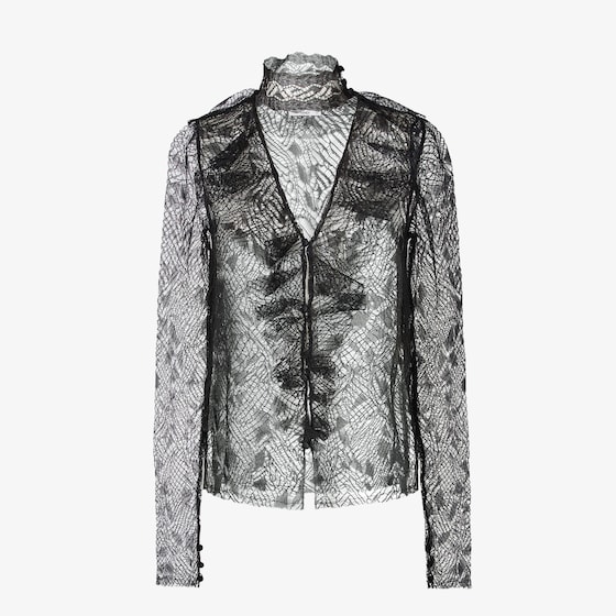 Fendi Shirt In Black
