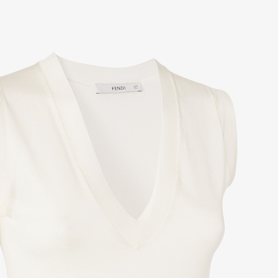 Fendi Sleeveless, fitted top with a V-neck | Thumbnail 3