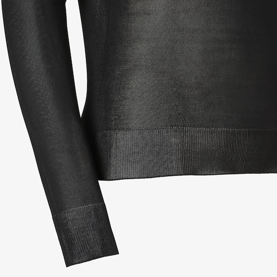 Fendi V-neck, slim-fit long-sleeved top | Thumbnail 3