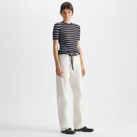 Fendi Sailor-inspired figure-hugging jumper with a high collar | Thumbnail 4