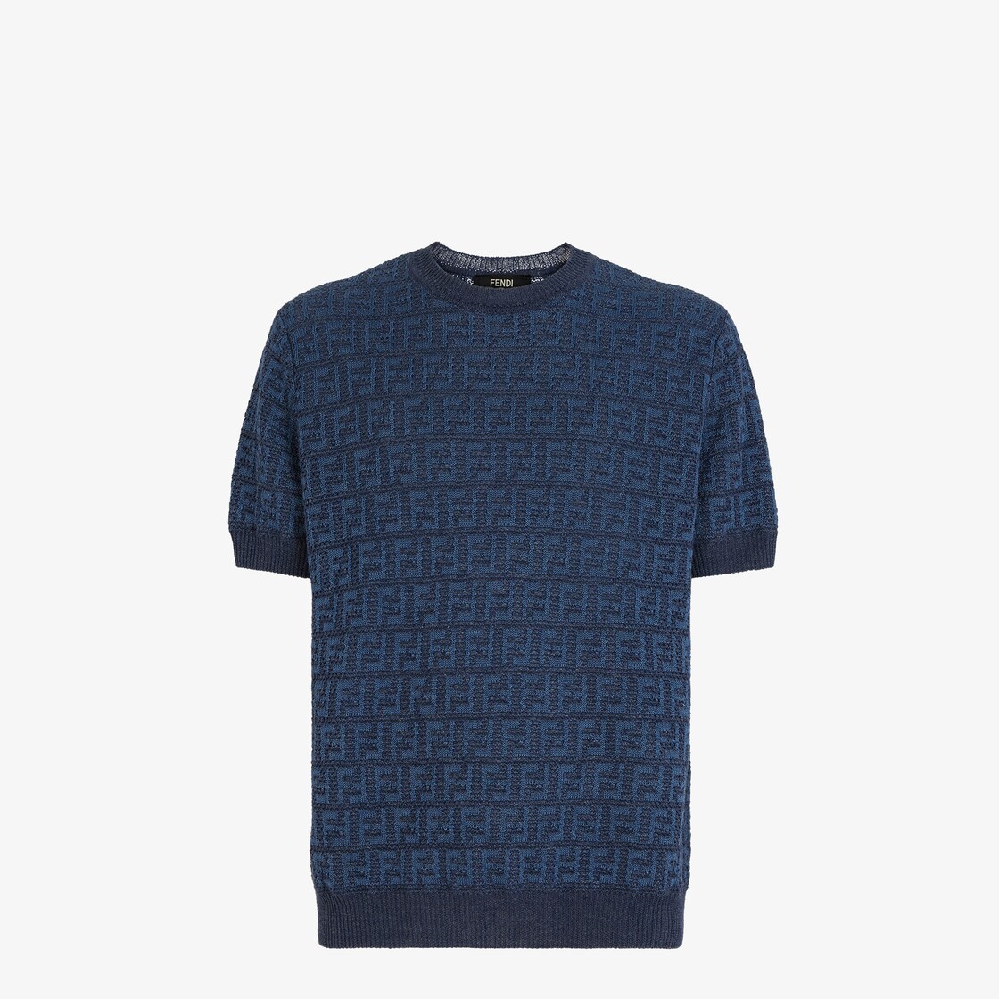 Maglia Cotone Blu Fendi