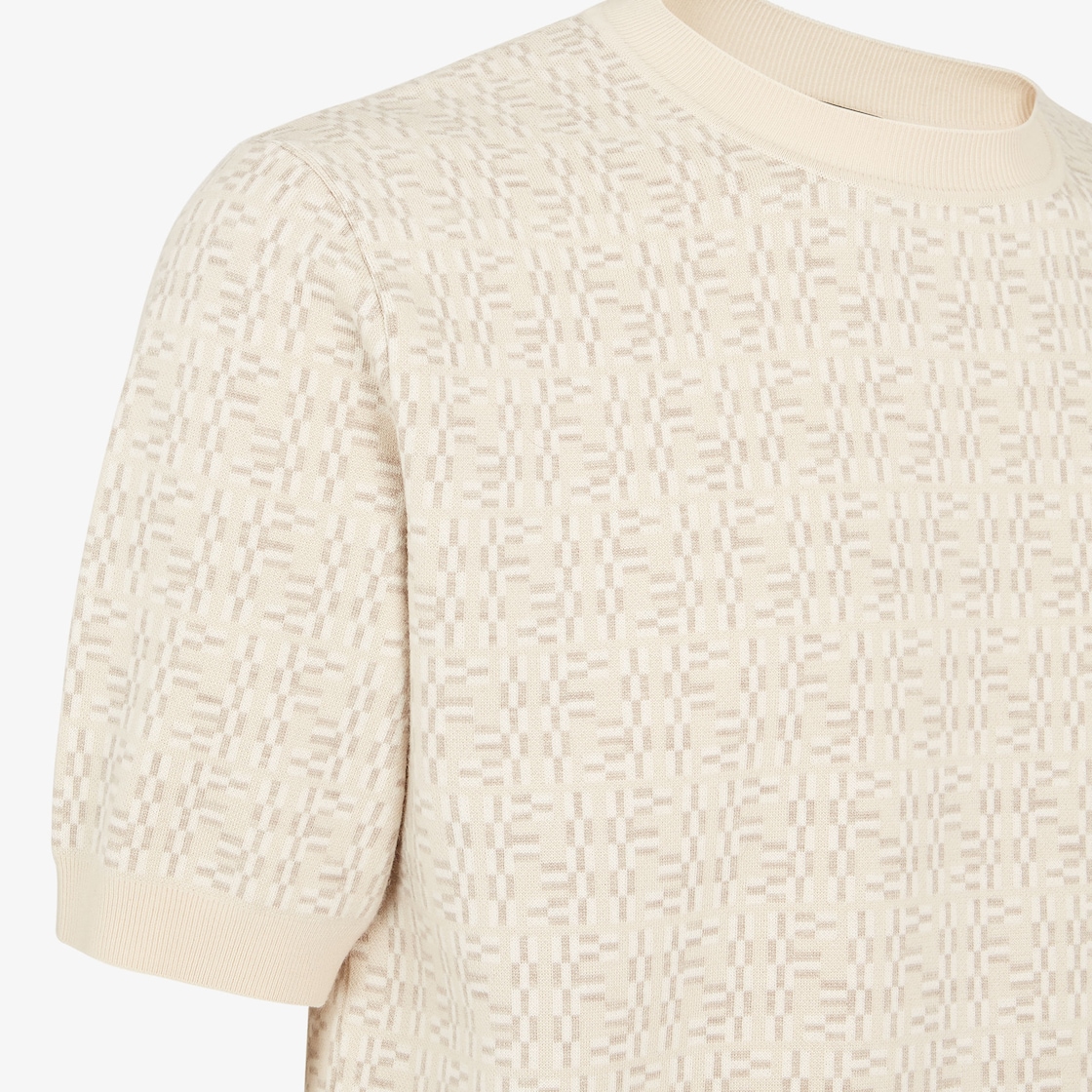 Jumper Beige FF Labyrinth wool jumper Beige - Image 4/5