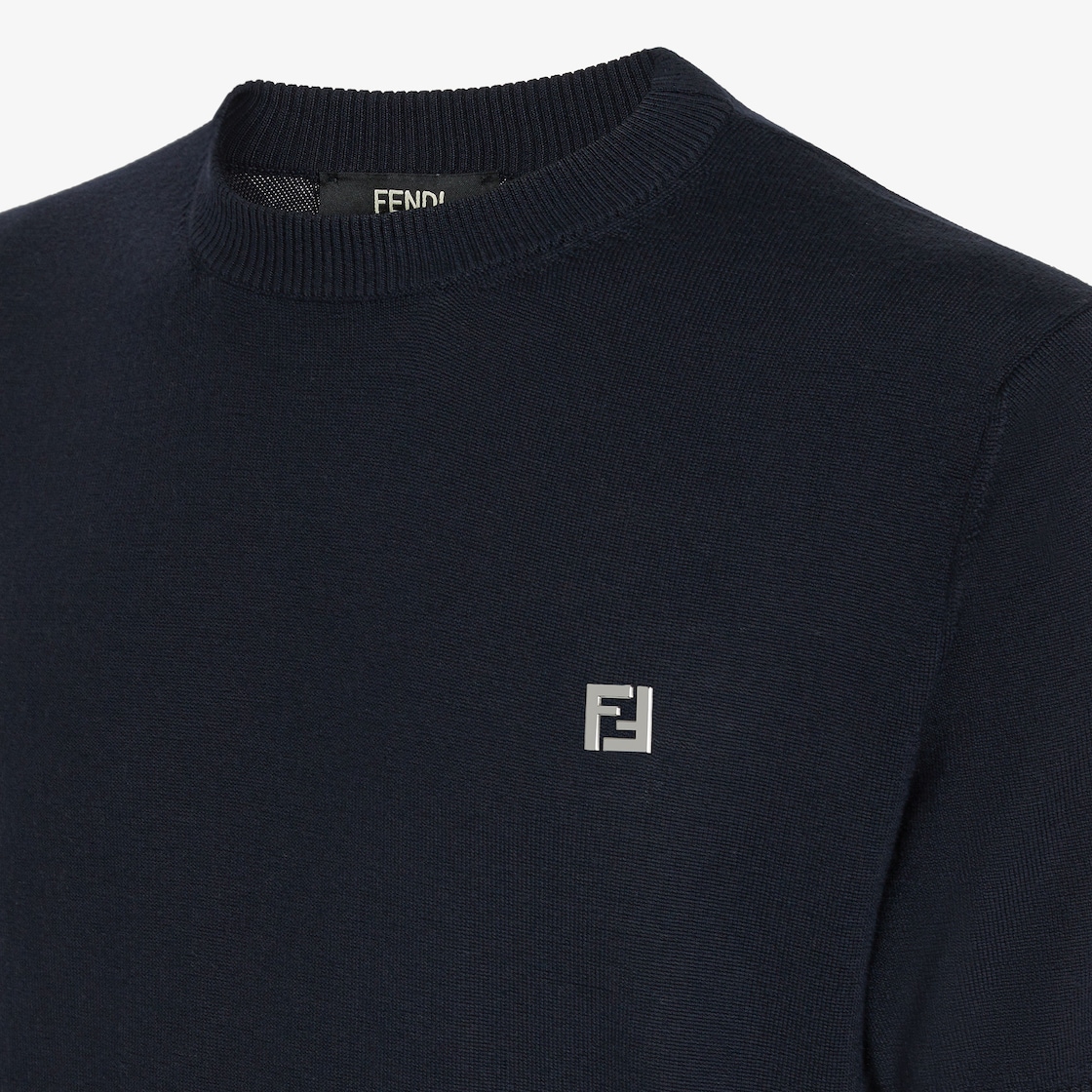 Jumper Navy blue wool jumper Blue - Image 4/5