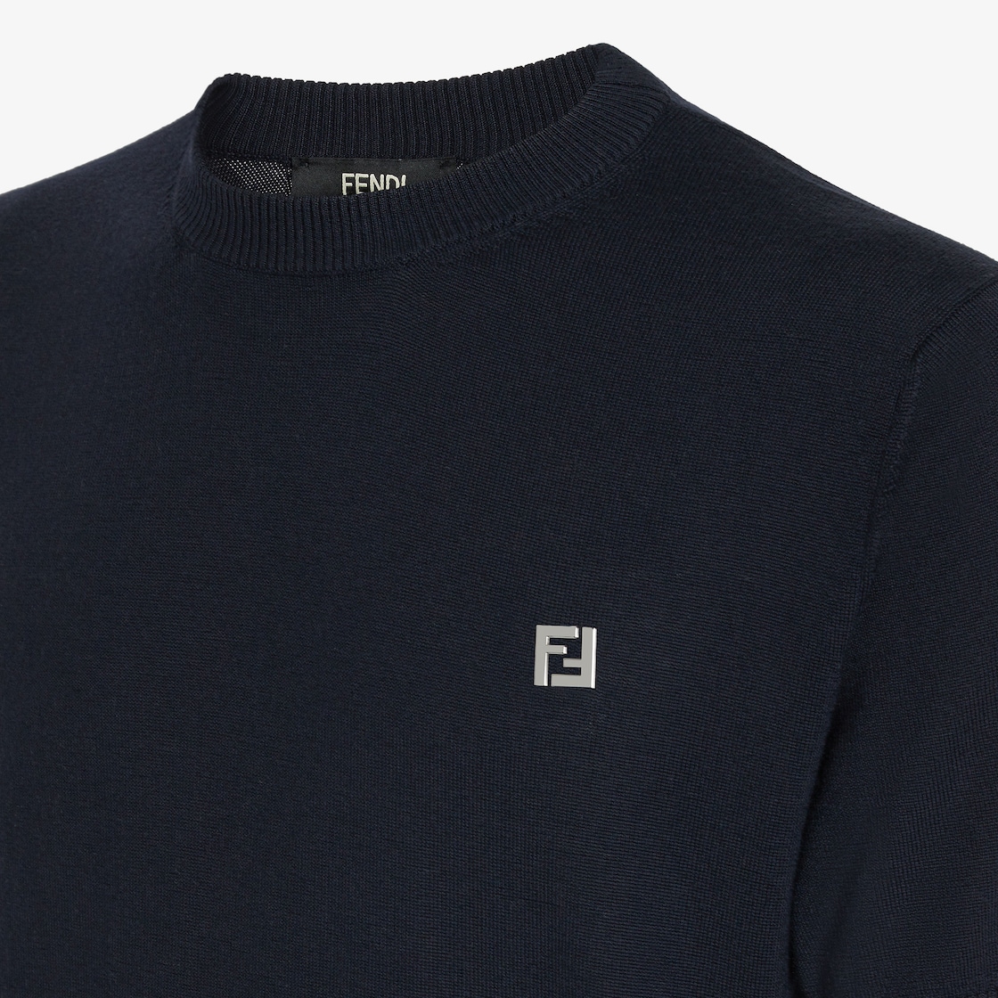 Sweater Wool Blue | Fendi Sweater Wool Blue | Fendi