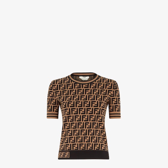 Fendi Short-sleeved close-fitting jumper