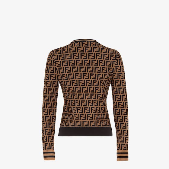 Fendi Long-sleeved fitted knit top | Thumbnail 2