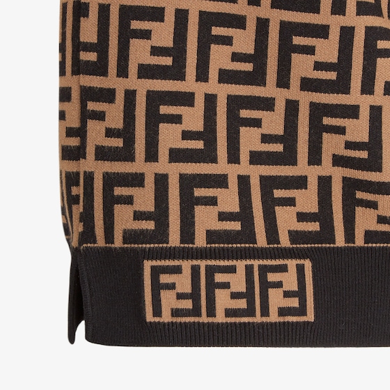 Fendi Long-sleeved fitted knit top | Thumbnail 3