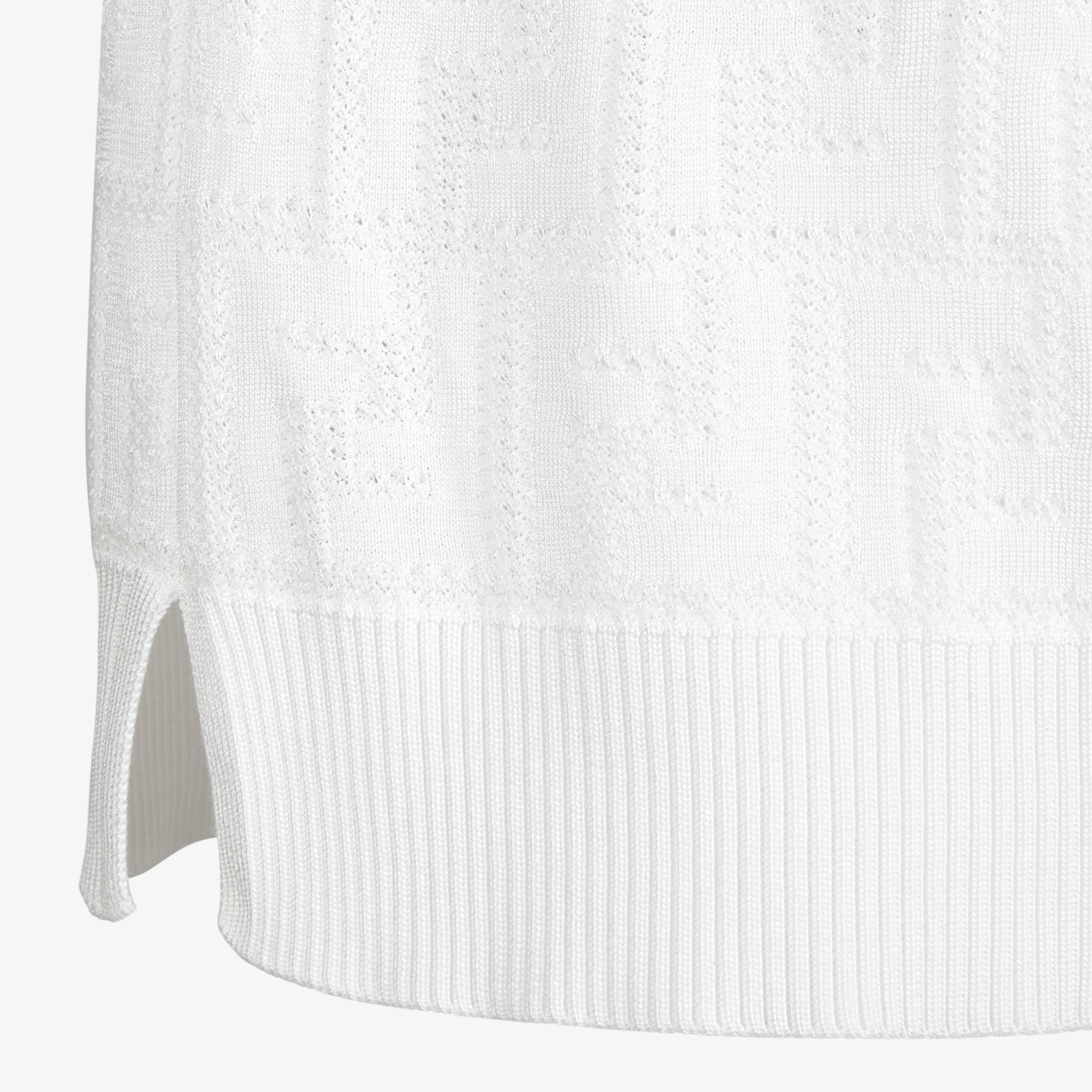 Jumper White viscose and cotton jumper Fendi