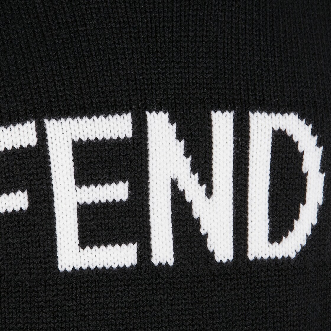 Pullover - Black wool sweater | Fendi