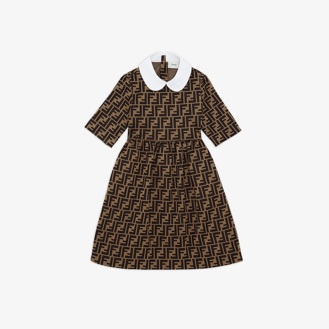 Fendi Girls Pink FF Logo Dress | Junior Couture USA