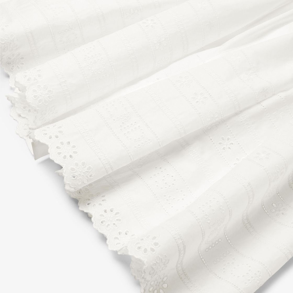 Junior dress White poplin junior dress White - Image 3/3