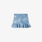 Junior denim skirt