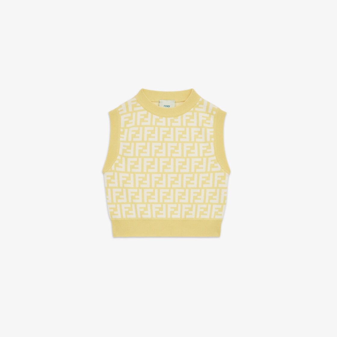 Junior jersey top Cotton jersey junior top Yellow - Image 1/3