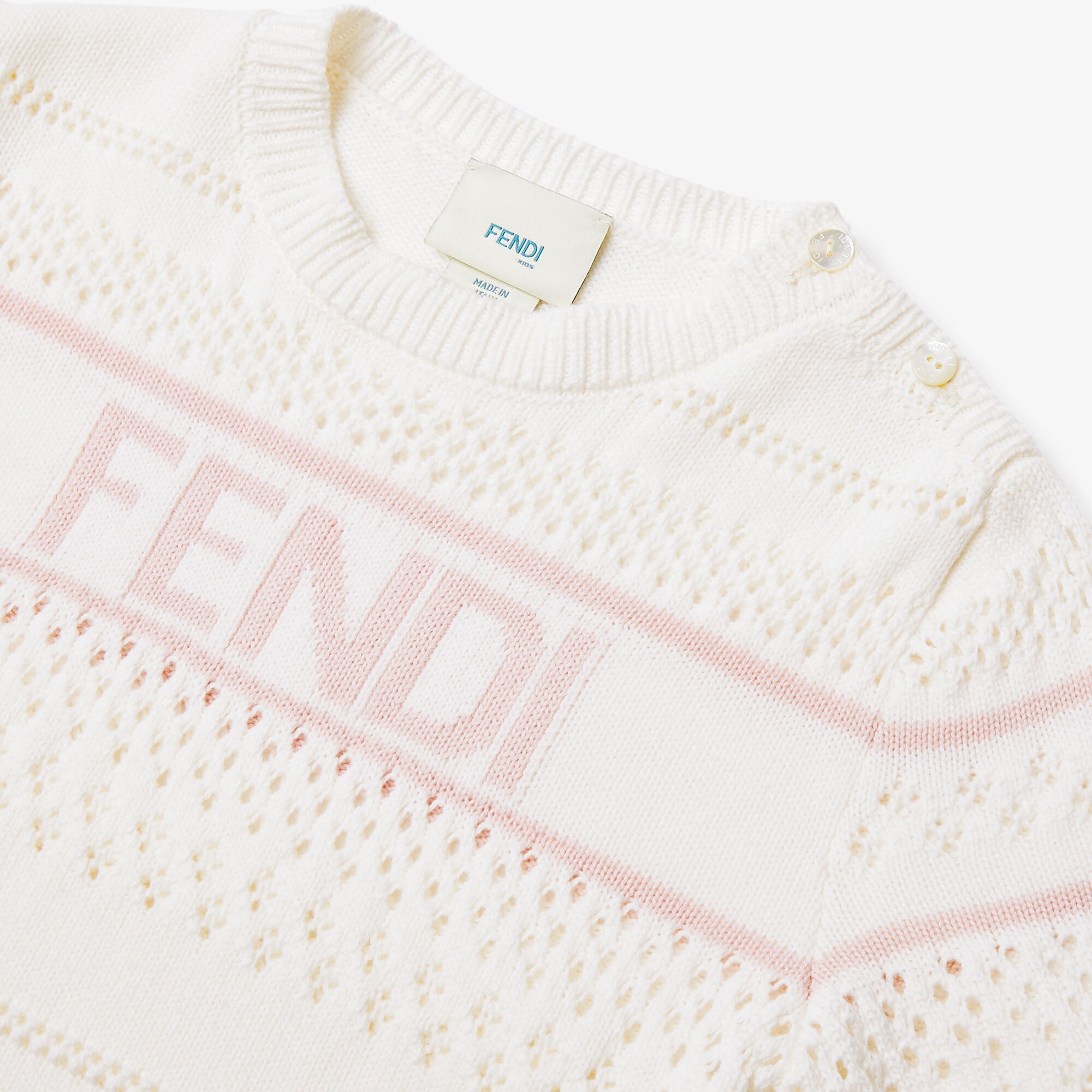 Knit junior T-shirt Cotton White | Fendi