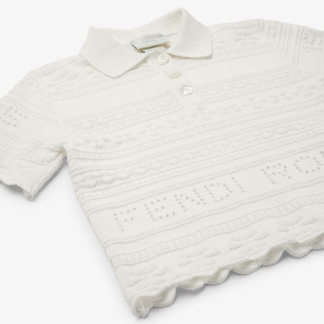 Junior-Poloshirt aus Strickgewebe