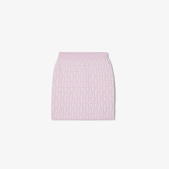 Fendi Kids' Junior Skirt In Pink