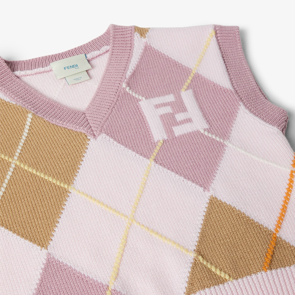 Chaleco júnior Lana Multicolor | Fendi